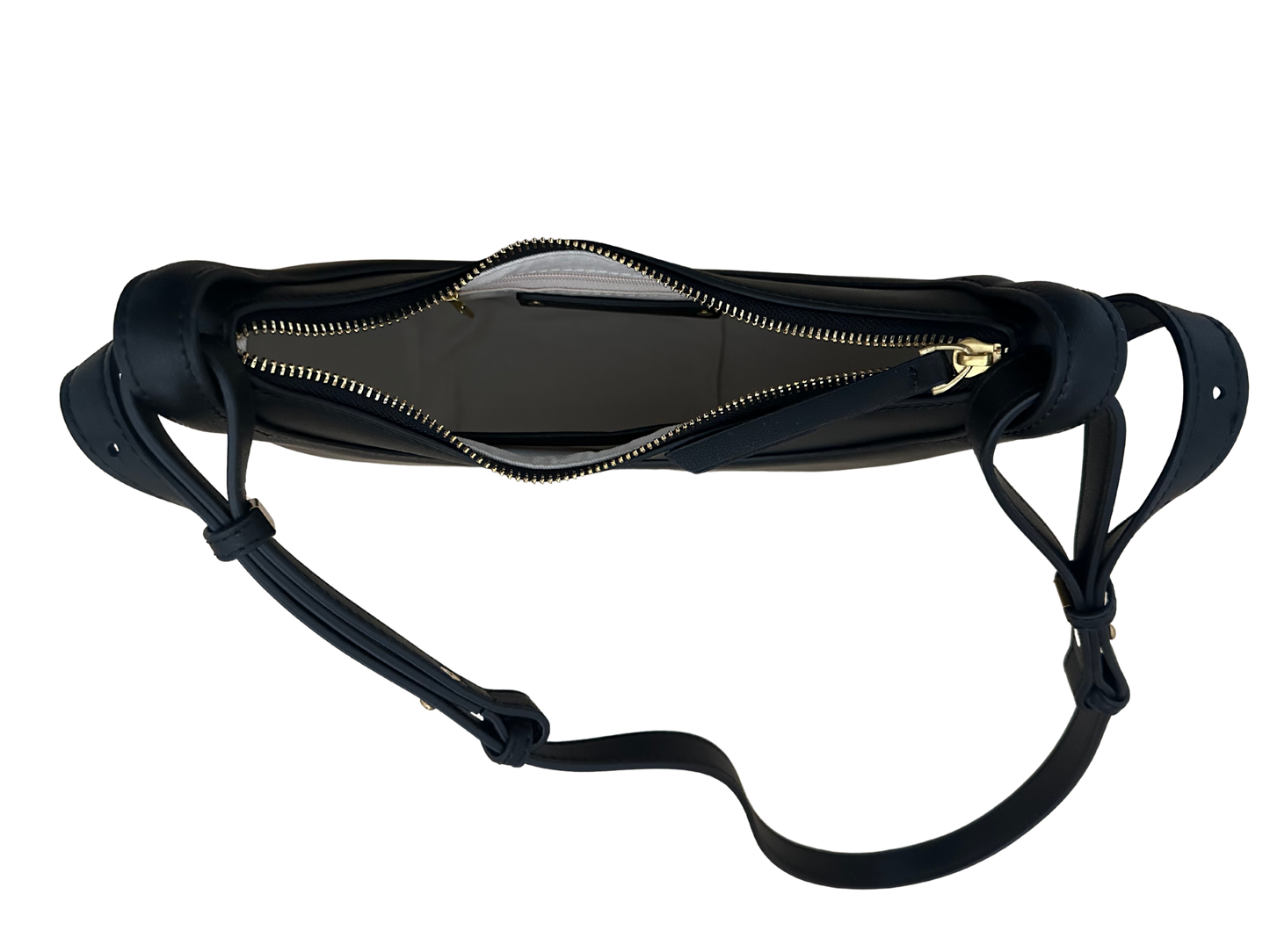 Sac Zory - half-moon bag en cuir lisse