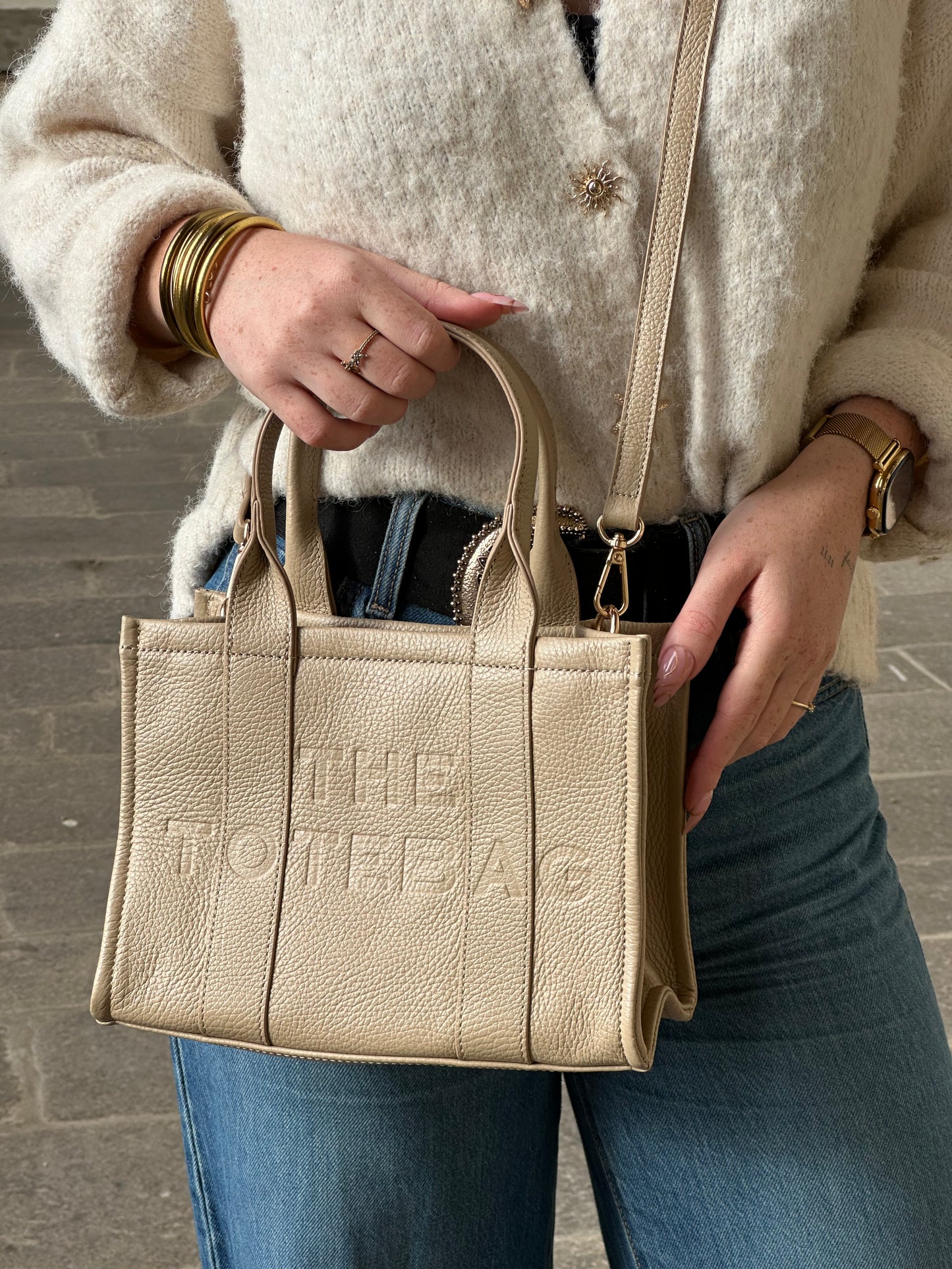 Sac Kendall - tote bag en cuir grainé