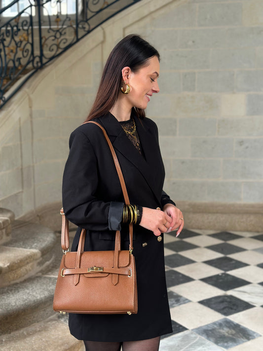 Sac Jane - city-bag en cuir grainé