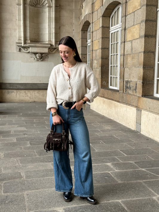 Sac Kate mini - city-bag en cuir suède