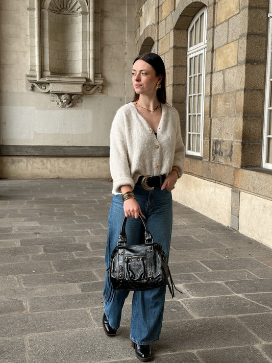 Sac Kate médium - city-bag en cuir irisé