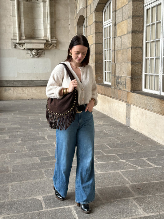 Sac Harper - hobo bag en suède