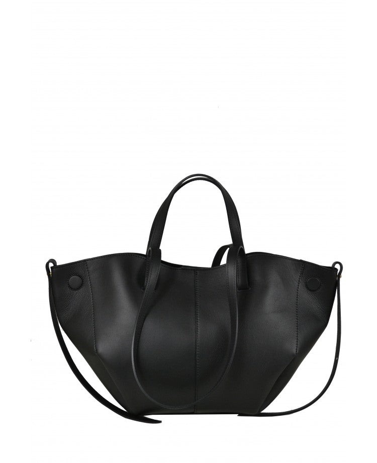 Sac Emily mini - cabas en cuir lisse